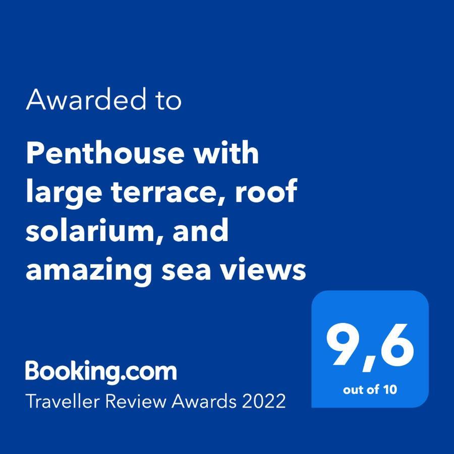 Penthouse With Large Terrace And Roof Solarium, With Amazing Sea Views Apartment Mojacar Ngoại thất bức ảnh